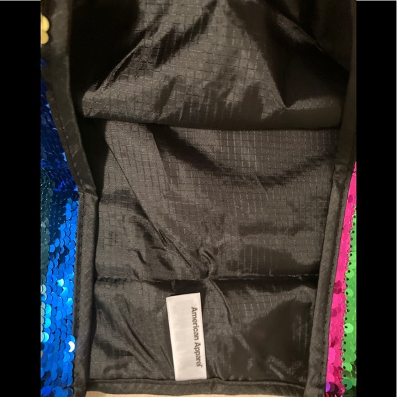 ๐๐ AMERICAN APPAREL SEQUIN TOTE๐ - Picture 6 of 12